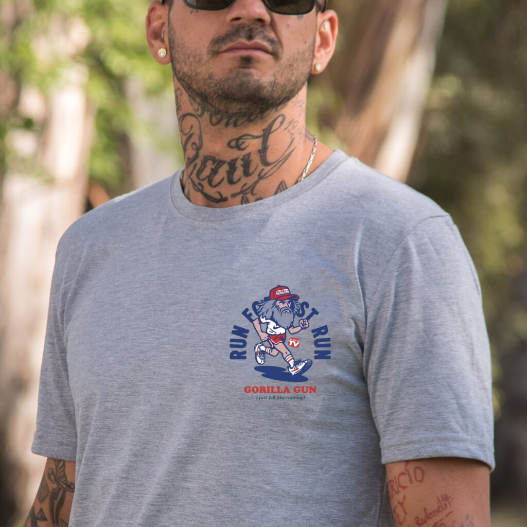 Remera FORREST gris melange