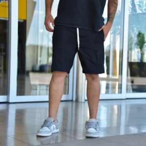 Bermudas Jogger Gabardina Premiun BLACK